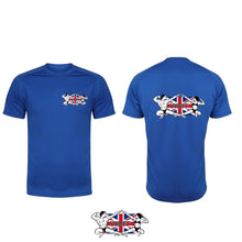 Load image into Gallery viewer, UKBFF Men&#39;s Fitness top Gazelle Sports UK XS ROYAL NO