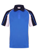 Load image into Gallery viewer, Teamstar Polo Kids Gazelle Sports UK Yes Col A) Royal Blue/ Navy/ White XSB
