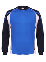 Load image into Gallery viewer, Teamstar Long Sleeve Crew Gazelle Sports UK Yes XS Col A) Royal Blue/ Navy/ White