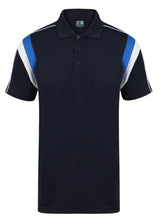 Load image into Gallery viewer, Striker Polo Gazelle Sports UK Yes XS Col B) Navy/ Royal Blue/ White