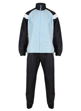 Load image into Gallery viewer, Championship Tracksuit Kids Clearance Gazelle Sports UK SB Col C) Navy/ Pale Blue/ White 