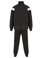 Load image into Gallery viewer, Championship Tracksuit Kids Clearance Gazelle Sports UK SB Col D) Black/ white/ Dove Grey 