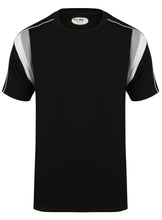 Load image into Gallery viewer, Kids Striker Crew sports top Gazelle Sports UK Yes XSB Col D) Black/ Dove Grey/ White