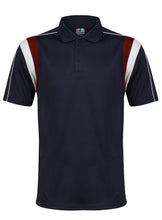 Load image into Gallery viewer, Striker Polo Kids Gazelle Sports UK Yes XSB Col I) Navy/ Maroon/ White