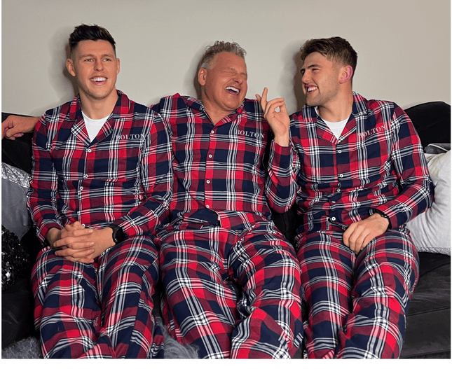 Mens Tartan pyjamas Gazelle Sports UK 