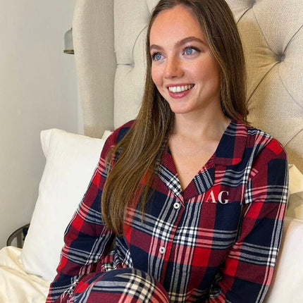 Womans Tartan pyjamas Gazelle Sports UK 