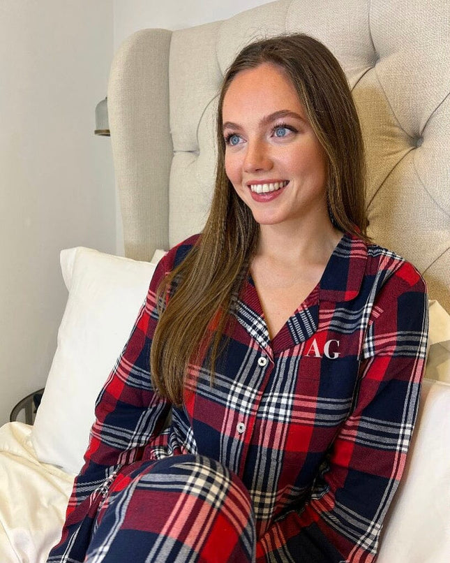 Womans Tartan pyjamas Gazelle Sports UK 