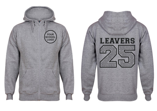 Zip up Quality Leavers Hoodies Special Offer 