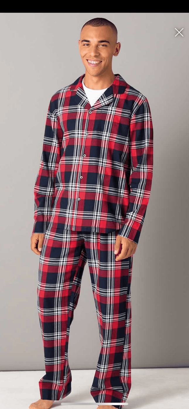 Mens Tartan pyjamas Gazelle Sports UK 