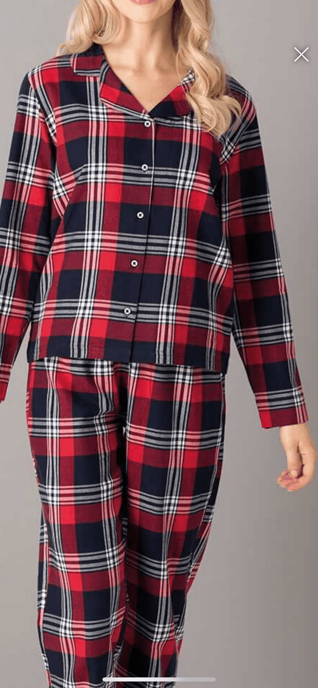 Womans Tartan pyjamas Gazelle Sports UK 