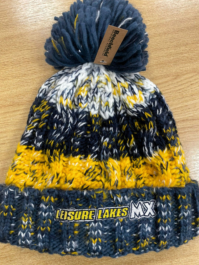 Adults Leisure Lakes MX Bobble Hat Leisure Lakes Gazelle Sports UK Morning Frost 