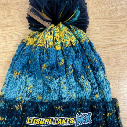 Adults Leisure Lakes MX Bobble Hat Leisure Lakes Gazelle Sports UK Marine Splash 