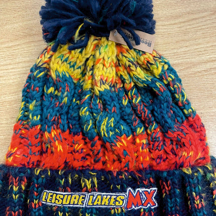 Adults Leisure Lakes MX Bobble Hat Leisure Lakes Gazelle Sports UK Crackling Campfire 
