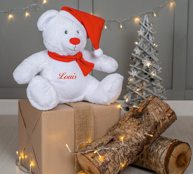 Customized Christmas Bear Gazelle Sports UK Large - Height 40 cms 