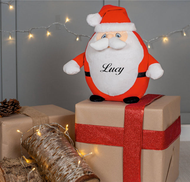 Customizable Father Christmas soft toy Gazelle Sports UK Large - Height 42 cms 