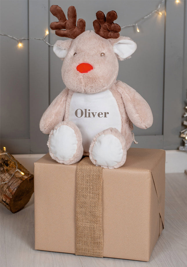 Customizable Reindeer Soft Toy Gazelle Sports UK Large - Height 45 cms 