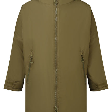 Adults Customisable waterproof changing Robe Sports Jackets Gazelle Sports UK Olive/Natural S/M 