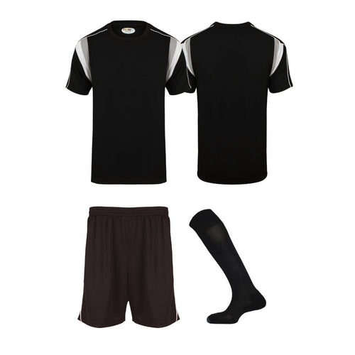 Kids Striker Football Kits Sports Kits Gazelle Sports UK XSJ/26/6-7yrs Black/Dove Grey/White No