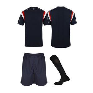 Kids Striker Football Kits Sports Kits Gazelle Sports UK XSJ/26/6-7yrs Navy/Red/White No