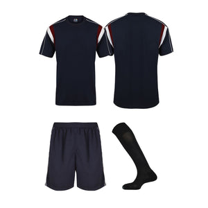 Kids Striker Football Kits Sports Kits Gazelle Sports UK XSJ/26/6-7yrs Navy/Maroon/White No