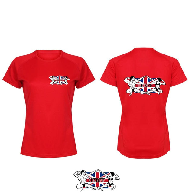 UKBFF Female Fit Fitness top Gazelle Sports UK 