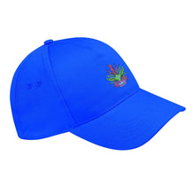 Load image into Gallery viewer, Feather Fixer Embroidered Cap Gazelle Sports UK Blue 