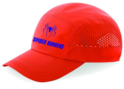 Spider Runners Technical Cap Headwear Gazelle Sports UK Chilli Red 