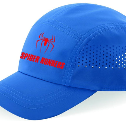 Spider Runners Technical Cap Headwear Gazelle Sports UK Cobalt Blue 