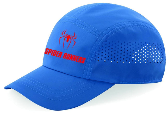 Spider Runners Technical Cap Headwear Gazelle Sports UK Cobalt Blue 