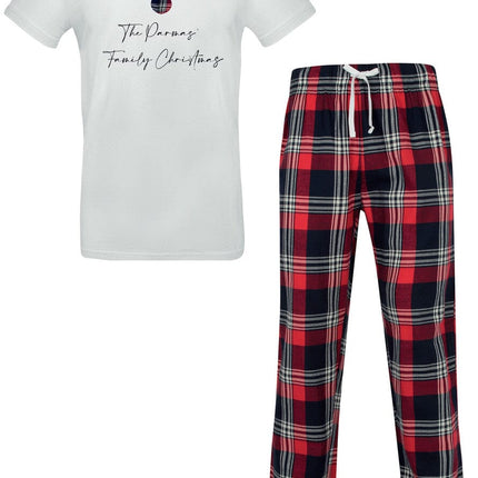 Mens Christmas tartan Pyjamas Gazelle Sports UK 