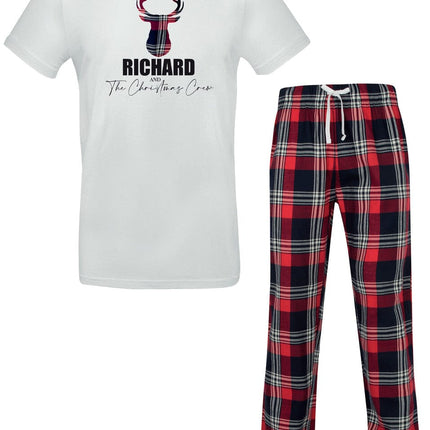 Mens Christmas tartan Pyjamas Gazelle Sports UK 