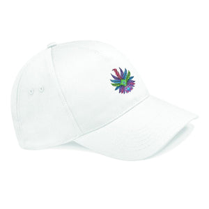 Feather Fixer Embroidered Cap Gazelle Sports UK White 