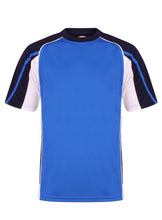 Load image into Gallery viewer, Teamstar crew Sports Top Gazelle Sports UK Yes XS Col A) Royal Blue/ Navy/ White