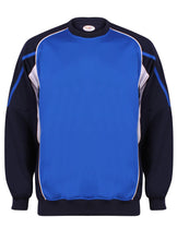 Load image into Gallery viewer, Teamstar Sweatshirt Gazelle Sports UK Yes XS Col A) Navy/ Royal/ White