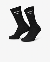 Load image into Gallery viewer, Black Customised socks Socks Gazelle Sports UK 