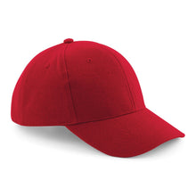 Load image into Gallery viewer, Pro style heavy brushed Cotton Baseball Cap BC065 Gazelle Sports UK Yes (Minimum 20) Red 