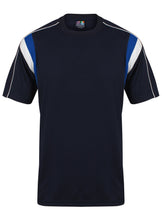 Load image into Gallery viewer, Kids Striker Crew sports top Gazelle Sports UK Yes XSB Col F) Royal Blue/ Navy/ White
