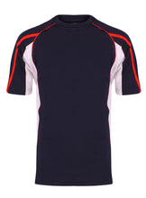 Load image into Gallery viewer, Teamstar crew Sports Top Gazelle Sports UK Yes XS Col B) Navy/ Red/ White