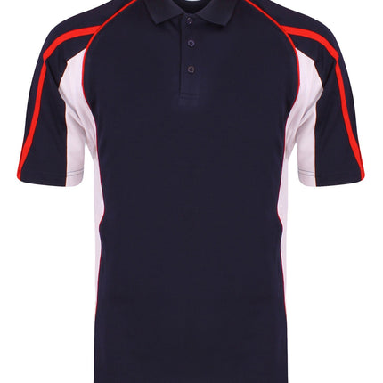 Teamstar Polo Kids Gazelle Sports UK Yes Col B) Navy/ Red/ White XSB