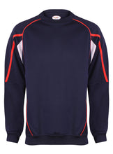 Load image into Gallery viewer, Teamstar Sweatshirt Kids Gazelle Sports UK Yes XSB Col B) Navy/ Red/ White