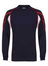 Load image into Gallery viewer, Teamstar Long Sleeve Crew Kids Gazelle Sports UK Yes SB Col B) Navy/ Red/ White
