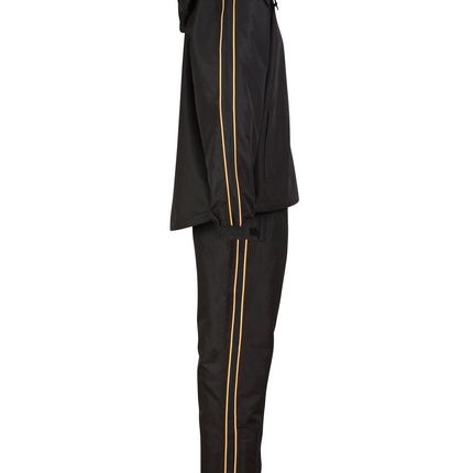Adults Premier Tracksuit Gazelle Sports UK XS Black/Amber/White Yes