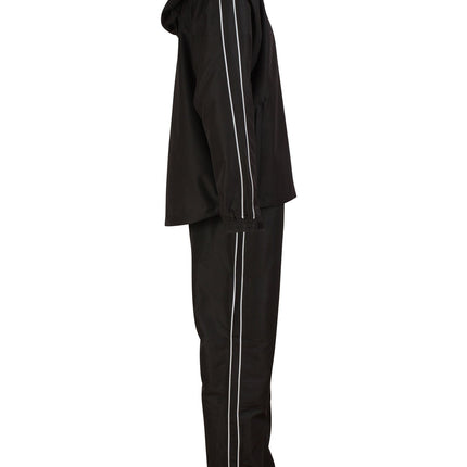 Premier Tracksuit Kids Gazelle Sports UK Yes SB/28 Col A) Black/ Dove Grey/ White