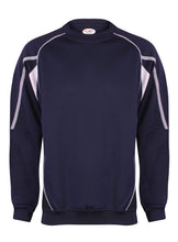 Load image into Gallery viewer, Teamstar Sweatshirt Gazelle Sports UK Yes XS Col C) Navy/ Dove Grey/ White