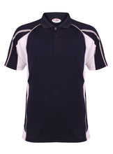 Load image into Gallery viewer, Teamstar Polo Kids Gazelle Sports UK Yes Col C) Navy/ White/ Dove Grey XSB