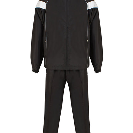 Championship Tracksuit Kids Clearance Gazelle Sports UK SB Col D) Black/ white/ Dove Grey 