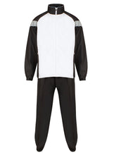 Load image into Gallery viewer, Championship Tracksuit Adults Clearance Gazelle Sports UK XS Col E) White/ Black/ Dove Grey 