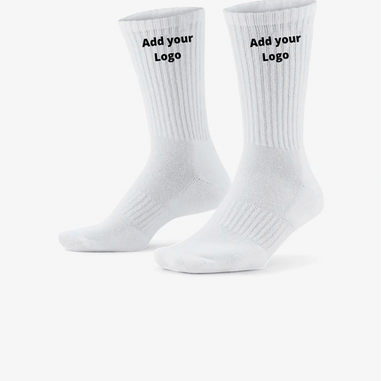 White Customised socks Socks Gazelle Sports UK 