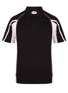 Teamstar Polo Kids Gazelle Sports UK Yes Col D) Black/ Dove Grey/ White XSB