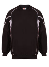 Load image into Gallery viewer, Teamstar Sweatshirt Gazelle Sports UK Yes XS Col D) Black/ Dove Grey/ White